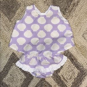 The Beaufort Bonnet lavender shell set